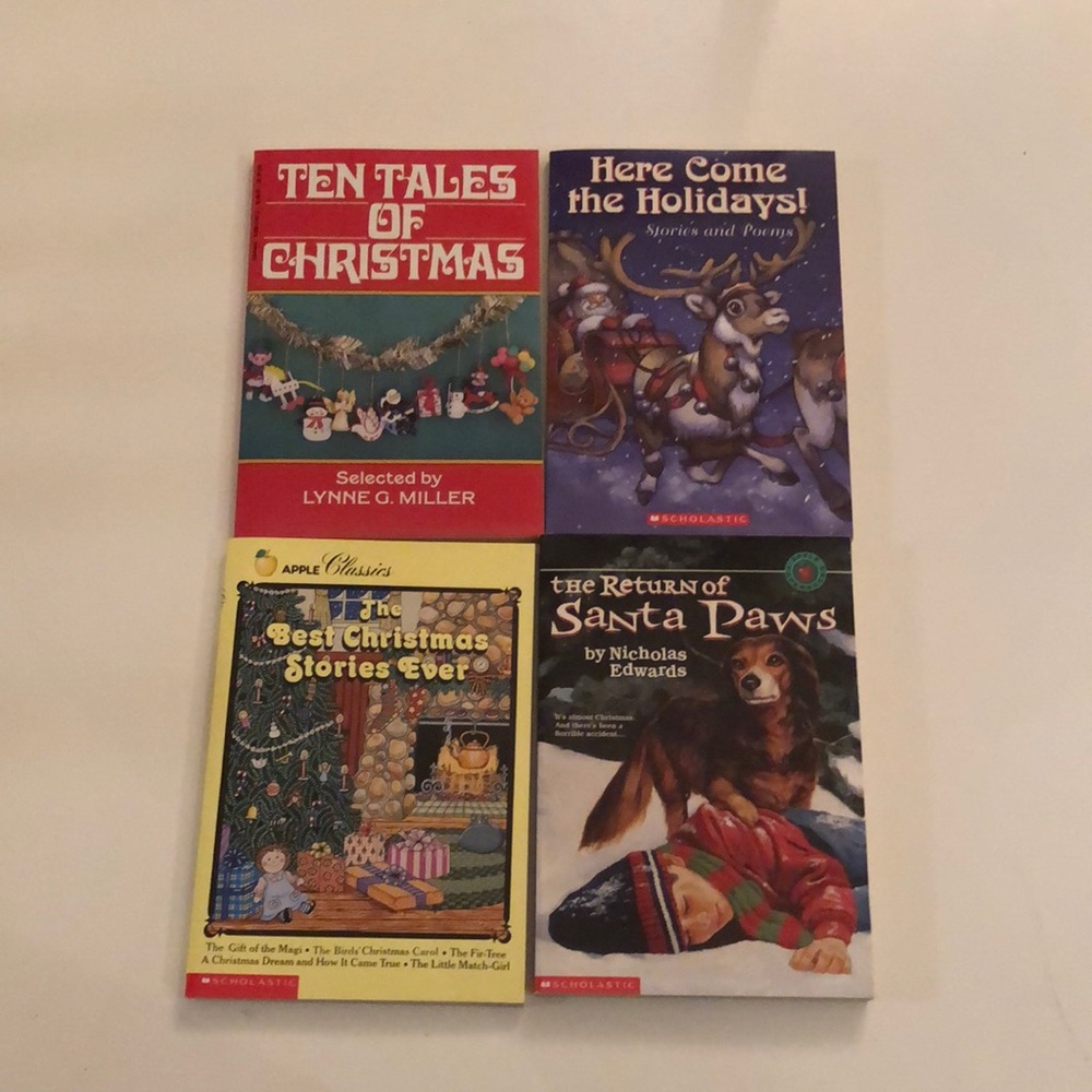 SET of 4 books - Christmas Stories & Powms
